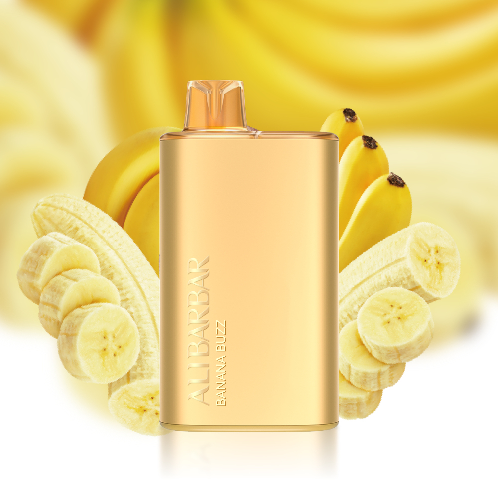 alibarbar rich 8000 banana buzz disposable vape